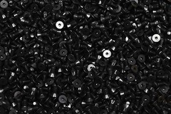 (250) Flat Socket Head 8-32 x 3/8 Machine Screw Allen Plain Black #8