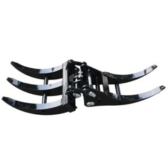 NEW Mini Excavator Grab Bucket Attachment for 0.8-1.5T Excavator Free Shipping