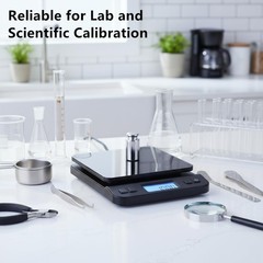 Chrome Plated Steel Calibration Weights Set 5 Grams M1 Digital Scale Calibrator