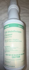 EcoLab TB Disinfectant Cleaner Ready to Use E110905 Single Bottle 32 Fl Oz