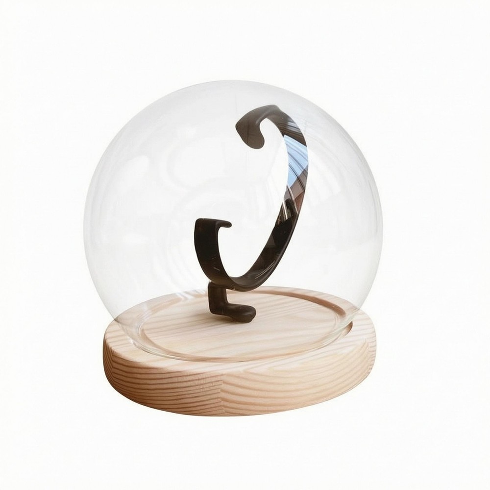 Single Watch Showcase Compact Watch Dome Display Modern and Minimalist