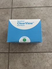 Accutron Clearview Classic Nasal Masks – 12 Count
