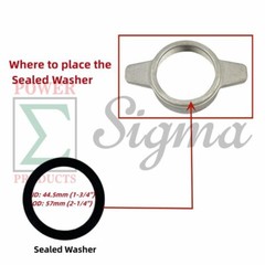 Gasket and Mechanical Seal For Predator 2″ in. 212cc Semi-Trash Water Pump 63405