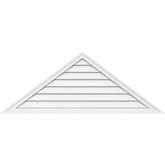 GVPTR76X1602SF Triangle Surface Mount PVC Gable Vent, 76″W x 15.875″H, Factor…