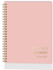 2026-2027 Monthly Planner – Jan.2026 – Dec. 2027, 2 Year Calendar Pink