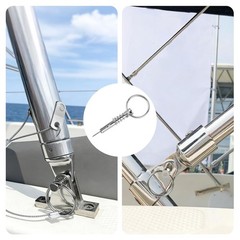 4-Pack 316 Stainless Steel Quick Release Pins for Marine Applications