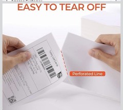 500 4×6 Thermal Shipping Labels Foldable