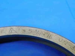 SHOP MADE 5 3/4 16 UN 3A SOLID THREAD RING GAGE 5.75 5.750 5 3/4″-16 INSPECTION