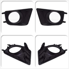 Amber Clear Lens Fog Light Assembly Kit with Switch Relay Harness Bezel