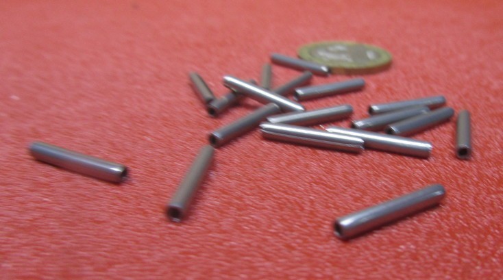 420 Stainless Steel Coiled Spring Pin, 3/32″ Dia x 5/8″ Length, 50 pcs