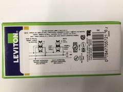 Leviton 8300 SGR Commercial Duplex Lev Lok Receptacle ( BOX OF 10)