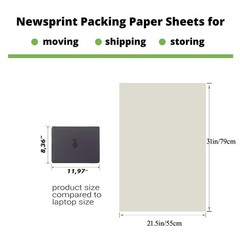 Large Packing Paper Sheets for Moving 31″ x 21.5″ Packaging Newsprint Paper 50