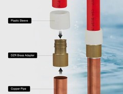 25 Pieces 1/2″ PEX A X 1/2″ FEMALE SWEAT ADAPTER EXPANSION F1960