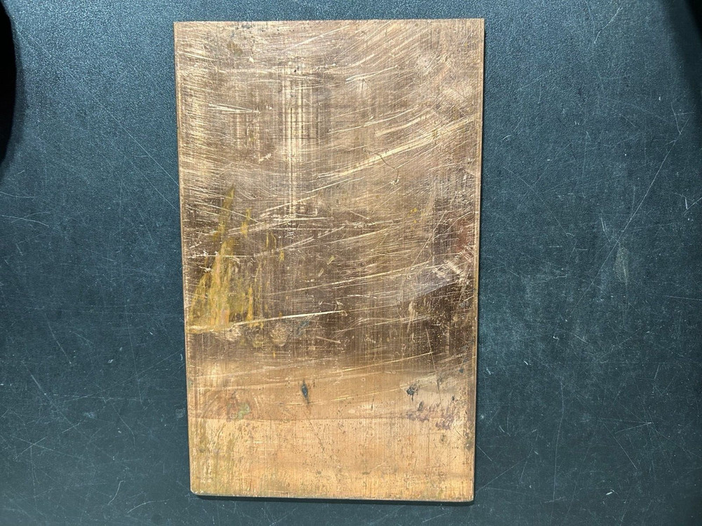 COPPER FLAT BAR PLATE 1/4″ x 6”H x 9 1/2”W .250” COPPER 110 SHEET