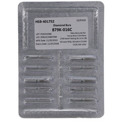 House Brand Dentistry FG 879K-016C Gingival Curettage Coarse Diamond Burs 10/Pk