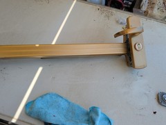 Von Duprin 99 Panic Exit Device USA, With Schlage Trim Defects 30”