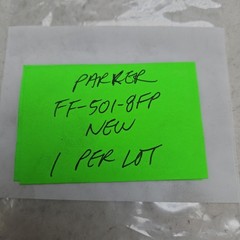 Parker Bruning FF-501-8FP Flat Face Quick Coupling 1/2″ Fnpt FF Series New
