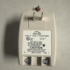 SOLEX Class 2 Transformer TRI-PIT 1640U, 16.5VAC, 40VA No Box “SHIPS FREE”