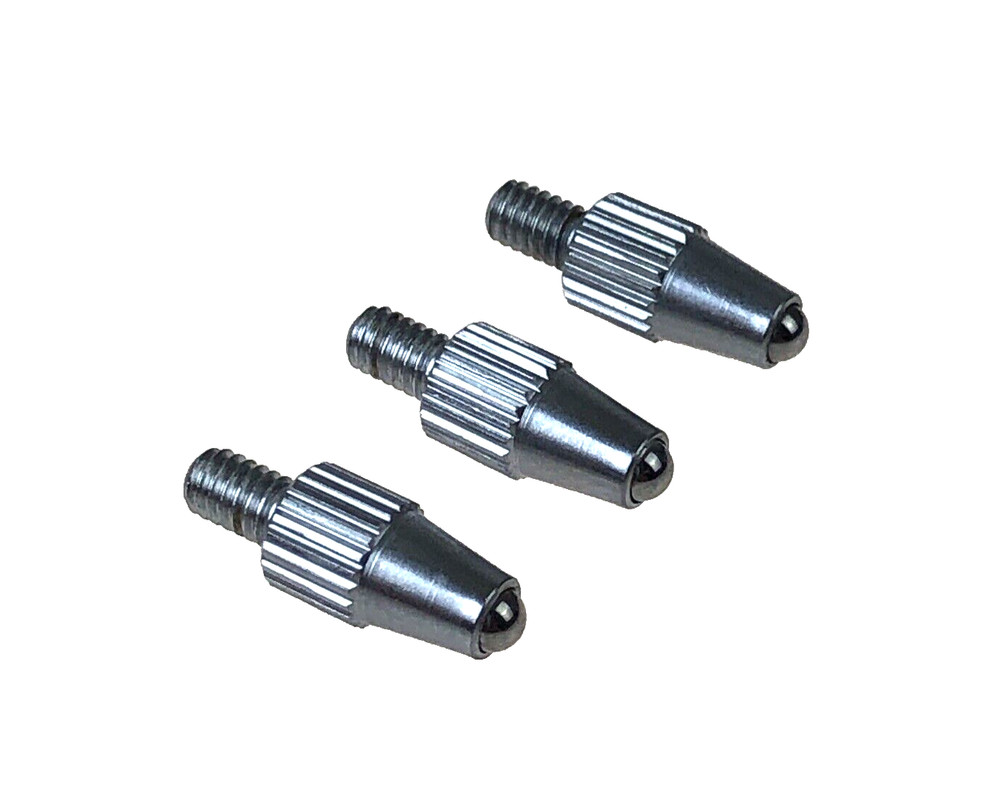 3 Pcs Carbide Ball Tip Contact Point For Digital Dial Indicator 4-48 UNF Thread