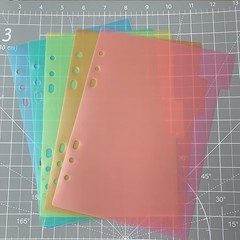 10PCS A5 Size Dividers for 6 Ring Binder,with Reinforced Edge and 10 Tabs,Pap…