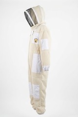 Beekeeping Suit Unisex 3 Layers Ventilated White ( 2XL) XX- LARGE SIZE