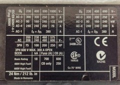 NEW🆕EATON DILM300A-S/22 CONTACTOR 160KW 400V AC-3 110-120V 50/60HZ XTCS300L22A