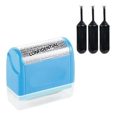 Identity ID Theft Protection Roller Stamp Guard Privacy Confidential Data Secure