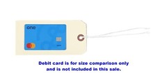 100 Manila 5 3/4″ x 2 7/8″ Size 7 Inventory Merchandise Price Tags with String