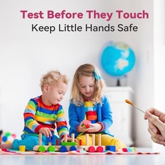 AssuTest Lead Test Kit: 30 High-Sensitivity Swabs for Dishes 30Pcs