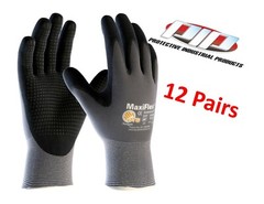 PIP 34-844 MaxiFlex Endurance Nitrile Coated Gloves, Sizes S-XL, 12 PAIR PACK