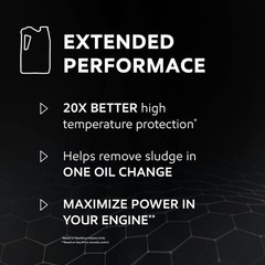 Mobil 1 Extended Performance High Mileage Full Synthetic Motor Oil 5W-30, 1…