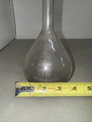 Vintage Glass 500mL ±0.20 Volumetric Flask