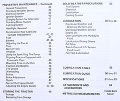 1975-1979 International Harvester Ih Cub Tractor Operators Owners Manual Paper