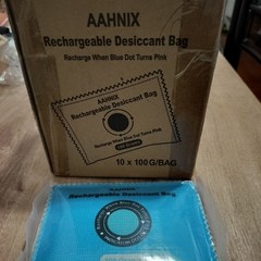 10-Pack Rechargeable Silica Gel Desiccant for Moisture Protection – 100g AAHNIX