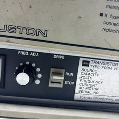 TOSHIBA ESP-130 TRANSISTOR INVERTER TYPE-FORM VF 10S-2020B0 ESP130 230V-60HZ ✅