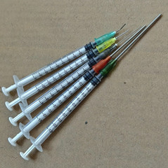 14pcs Syringe Set Blunt Needle Measuring Refill Craft Tool Kit – NEW