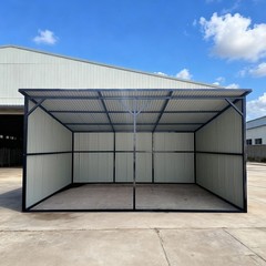 New 20×12 Ft Metal Livestock Shelter Run-in Shed for Cattle Horse Goat free ship