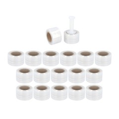 3″x700′ 120 Gauge Cast Hand Stretch Wrap Clear Shrink Film 18 Rolls Made in USA