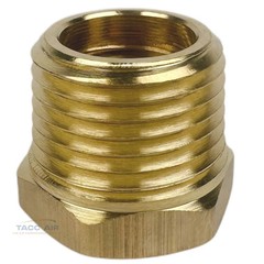 10 PC 1/2″ Male x 3/8″ Female Hex Reducer Bushing Adapter Pipe Reducing Fitting