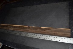 Ziricote Wood Veneer Sheet 3 x 45 inches 1/42nd 35137-39