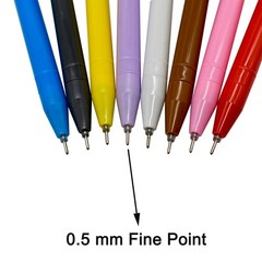 16 Count (Pack of 1), Purple,Black Gray,Brown,Yellow,Pink,White,Blue,Red