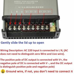 10W -1500W DC Regulated Switching Power Supply 3V 5V 12V 24V -48V Universal PSU