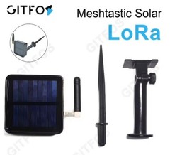 Meshtastic Solar Node – NRF52840 SX1262, 800mAh Batt, USA 915 MHz w/Pole Mount