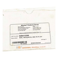 Mission 648414308 Magnum Centrifugal Pump Seal, Mechanical MAG TC/TC 224