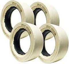 (QTY 4) Skyjack Part # 112604,NON MARKING SMOOTH,MOULD ON TIRE (7.85″ X 2.50″)