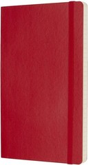 Moleskine Classic Notebook, Soft Cover, Large (5″ x 8.25″) Ruled/Lined, Scarl…