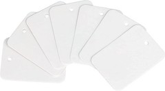 1000Pcs Price Tags, White Clothing Tags for Retail, Small Kraft Paper Tags for L