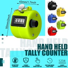 25 Pcs Hand Held Tally Counter 4 Digit Mechanical Palm Click Counter Handheld…