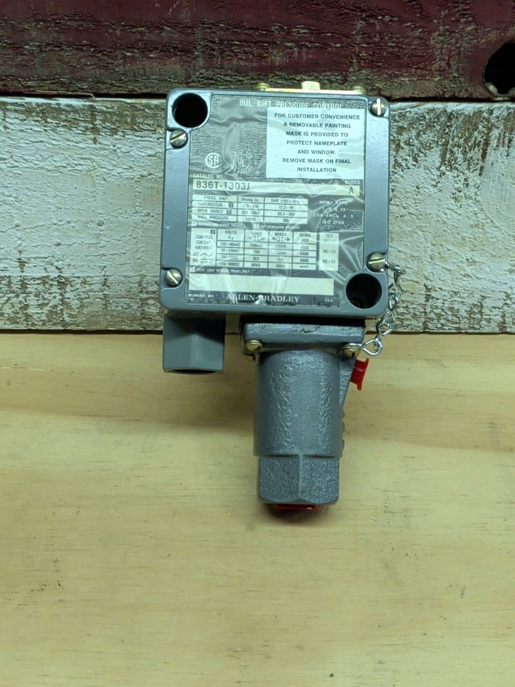 Allen Bradley 836T-T303J Pressure Control Switch 175-650 PSI New