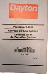 Dayton Premium V-belt 6L243G AX56